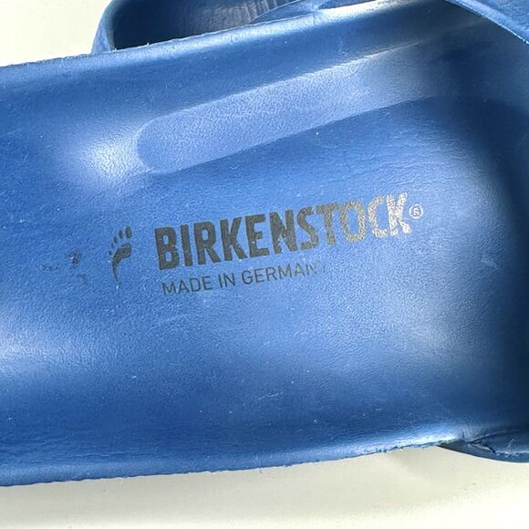 Women's Birkenstock Blue Madrid Eva Slip On Sandals Slides US Size 8-8.5 EU 39 - Picture 14 of 15